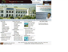Tablet Screenshot of gov.east-timor.org